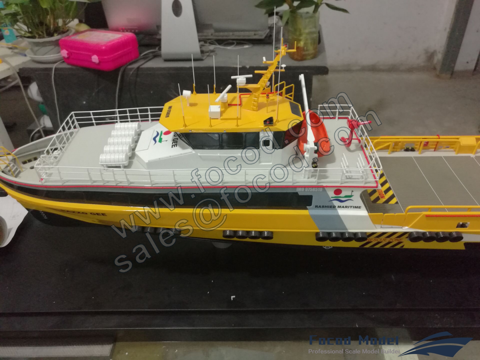 customized model of 40m Crewboat